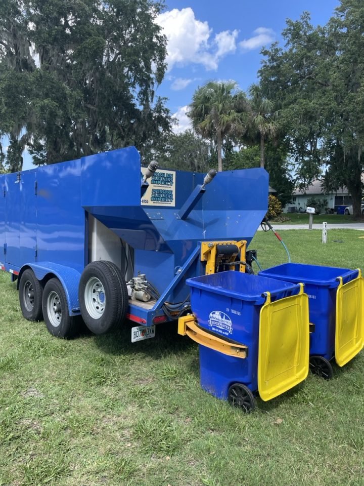 Trash Bin Cleaning Machine